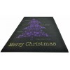 Coureur de Black Christmas tree tapis 100 x 134 cm. N3