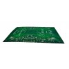 Christmas GREETINGS green carpet runner 100x142 cm. V1