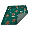 Green CHRISTMAS DECORATIONS Christmas rug runner 100x97 cm. Ve2