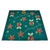 Coureur de tapis vert Noël décorations Noël 100 x 97 cm. VE2