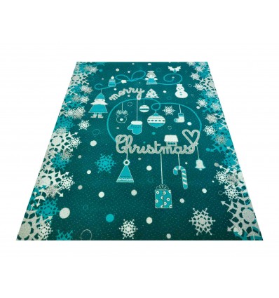 Weihnachtsbaum roten Teppich Läufer 100 x 105 cm. R4