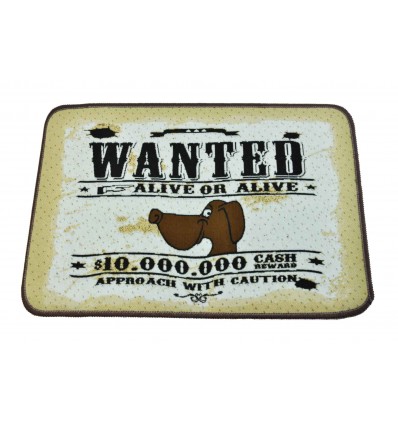 Tappeto Zerbino Velvet cm 40X60 WANTED