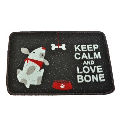 Teppich Matte samt 40 x 60 cm KEEP CALM