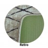 Rombo point alfombra de cocina ancho 68 cm.