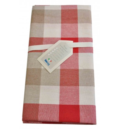 Tovaglia in cotone jacquard VICHY