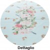 Digital print tablecloth placed ROSE E LAMPONI