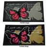 Zerbino floccato 40x70 cm. FARFALLE FLOMAT