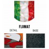Zerbino floccato 40x70 cm. FARFALLE FLOMAT