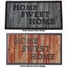 Flocked door mat 40x70 cm. SWEET HOME FLOMAT