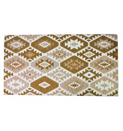 Tapis polyvalent dérapant jacquard TIPICO