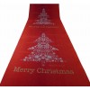 Alfombra roja árbol de Navidad puente H. 1 MT R8