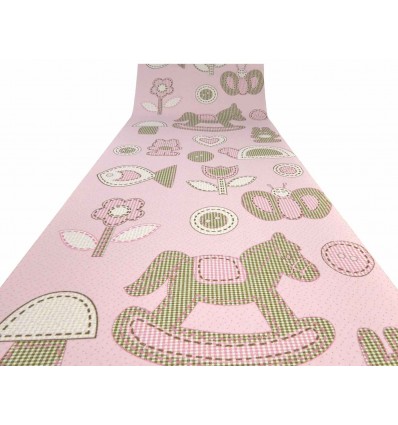 Custom-made lane rug cut to vivo H. 100 cm. Rocking Pony