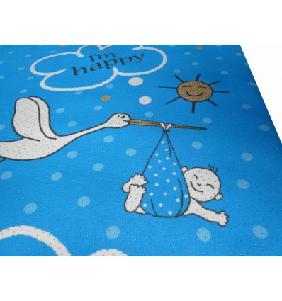 Tapis naissance bonne chance pont BABY