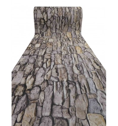 Tappeto multiuso passatoia antiscivolo largo 50 cm. WALL taglio a vivo