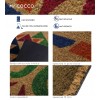 Mr. Cocco Kokosnuss Crescent Fußmatte cm 40 X 75