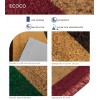 Ecoco Bordo Coco Crescent doormat 40X80 cm.