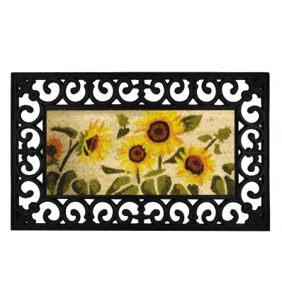 Felpudo coco y goma intercambiable cm 45 X 75 DUPLO