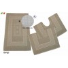 Tappeto e set da bagno in spugna con rete antiscivolo TORINO