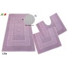 Mat and Sponge bath set with anti-slip net TORINO