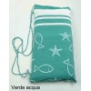 Toalla de mar FOUTA para COT 75x195 cm. Con pillow MARINE