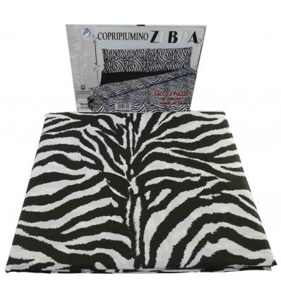 Baumwollbeutel-Bettdecke mit Kissenbefall ZEBRA