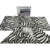 Funda de edredón de bolsa de algodón con fundas de almohada ZEBRA