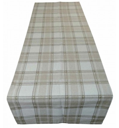 Tovaglia o runner in cotone stampato SCOZZESE OB