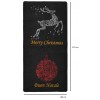 Tapis de Noel resined bordered MERRY CHRISTMAS E BUON NATALE
