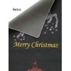 Tappeto natalizio resinato bordato MERRY CHRISTMAS E BUON NATALE