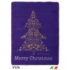 Christmas rug resined bordered MERRY CHRISTMAS TREE