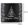 Tapis de Noel resined bordered NOEL