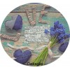 Tapis de cuisine polyvalent non glissant de 50 cm de large. PATCHWORK DE COEUR