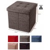 LINEN conteneur solide ottoman