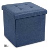 LINEN solid container ottoman