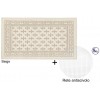 Giglio cotton multipurpose rug with non-slip net
