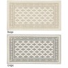 Tapis polyvalent en coton Giglio avec filet antidérapant