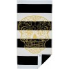Towel sea sponge jacquard SKULL GOLD 90x170 cm.