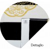 Serviette éponge de mer jacquard SKULL GOLD 90x170 cm.