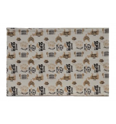 Amerikanische Tischdecke 33x48 cm. BBQ