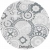 Lurex Punkt Teppich Medaillen 50 cm breite Küche.