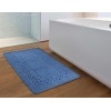 Set 3 pieces cotton non-slip bathroom carpet ISCHIA