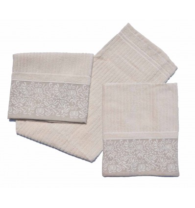 Agata pair of cotton Terry towels
