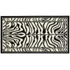 Zebrato alfombra de dormitorio abajo