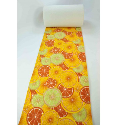 Agrumi passatoia su misura taglio a vivo.