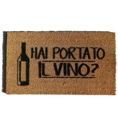 Zerbino Rettangolare in cocco cm. 40X70 ALLEGRO VINO naturale