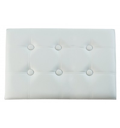 Ecopelle storage Ottoman solid color BIG