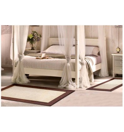 Intreccio tappeto scendiletto jacquard ciniglia varie misure
