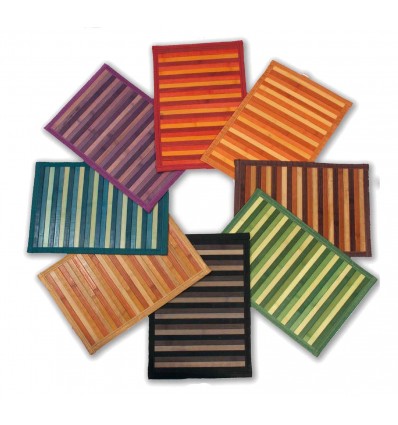 Bambú se degradan alfombra 120 x 180 cm.