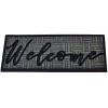 Floqué porte mat 25 x 70 cm. WELCOME FLOMAT