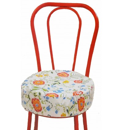 Garden round chair cushion with elastic band